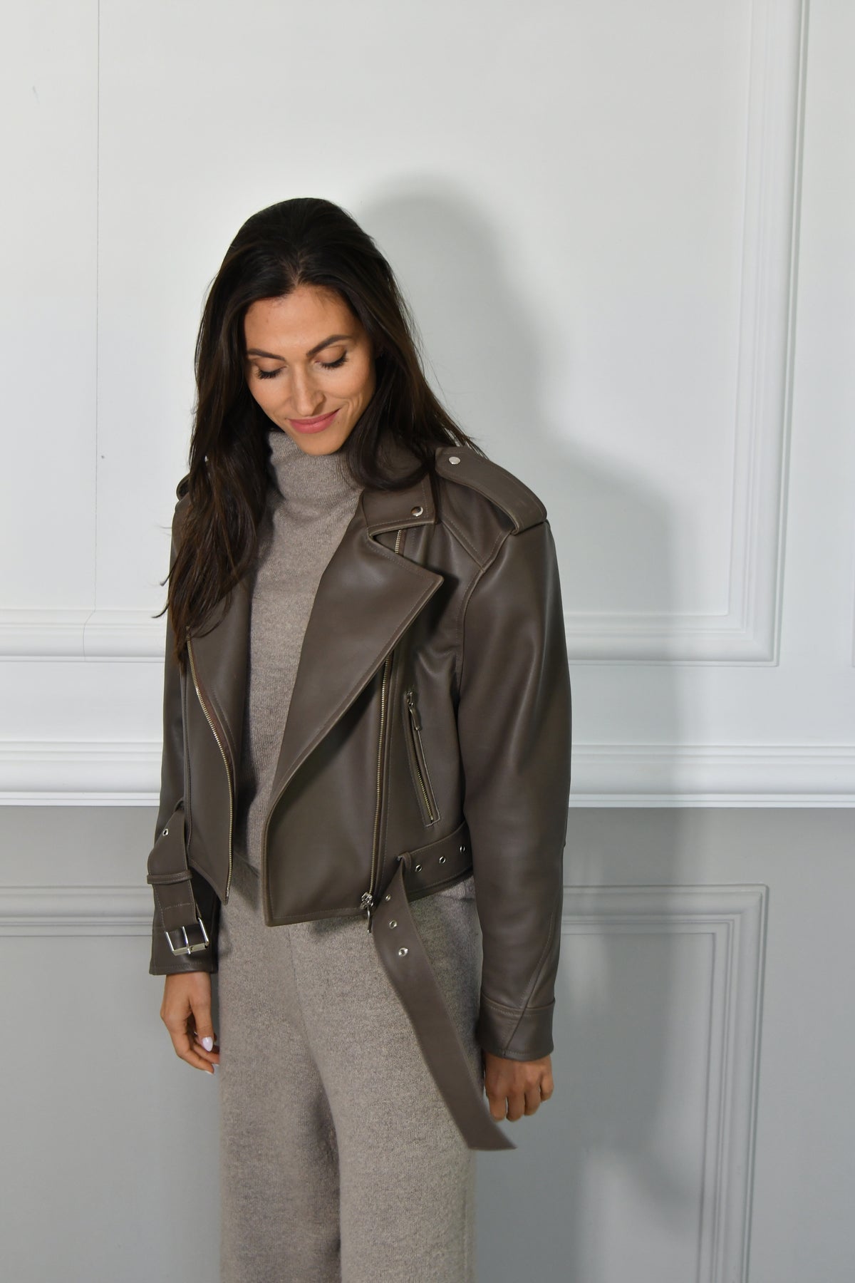 LUC JACKET IN TAUPE