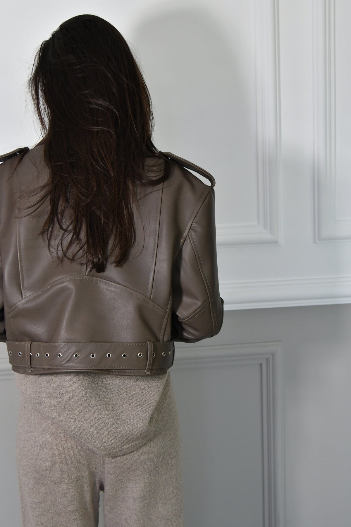 LUC JACKET IN TAUPE