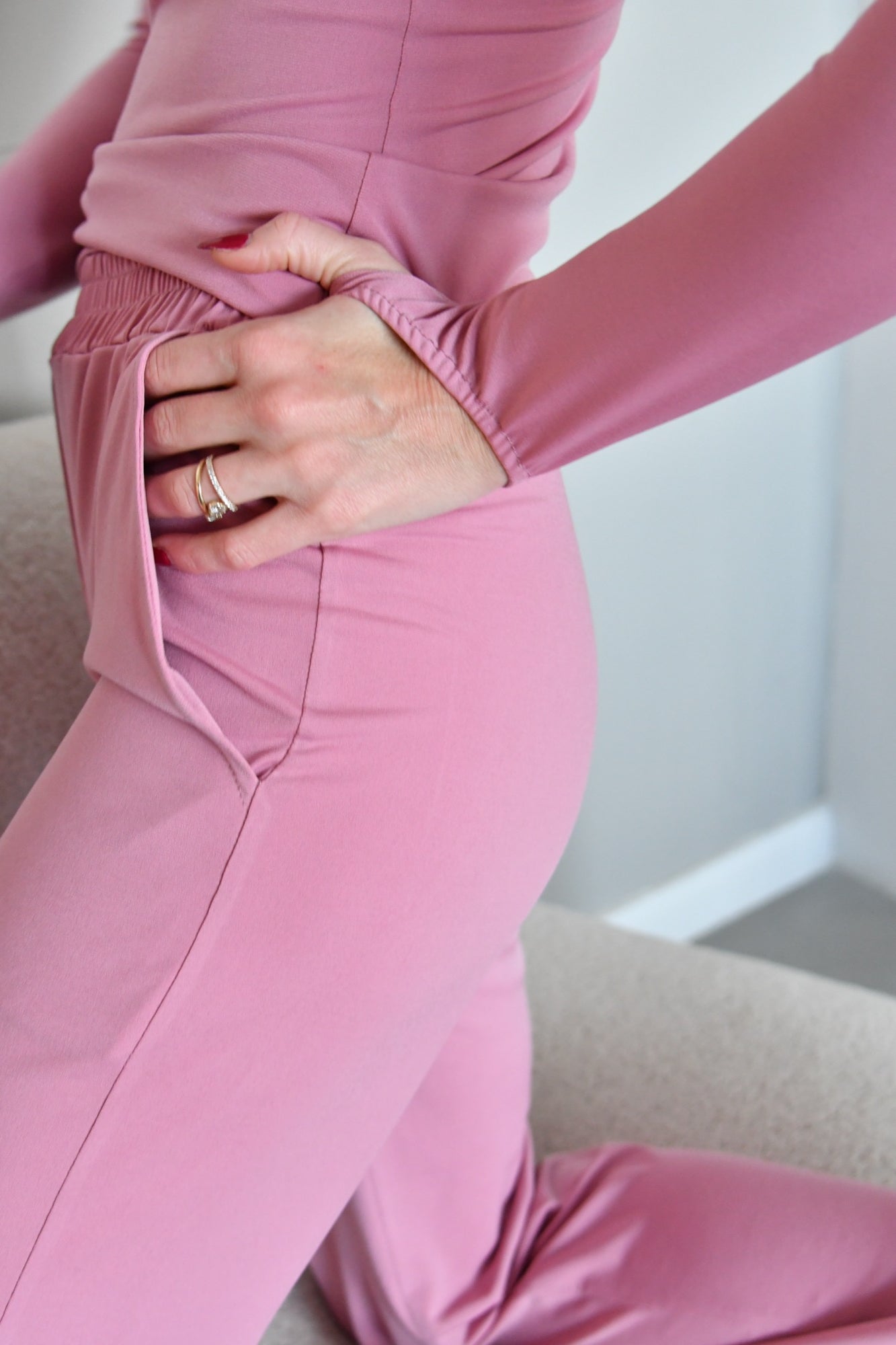 SABRINA PANTS IN LIGHT PINK